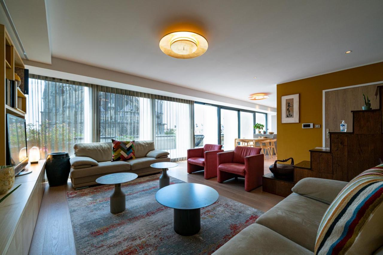 Les Suites 7 Anges - Parking, Vue Cathedrale & Centre Historique ריימס מראה חיצוני תמונה