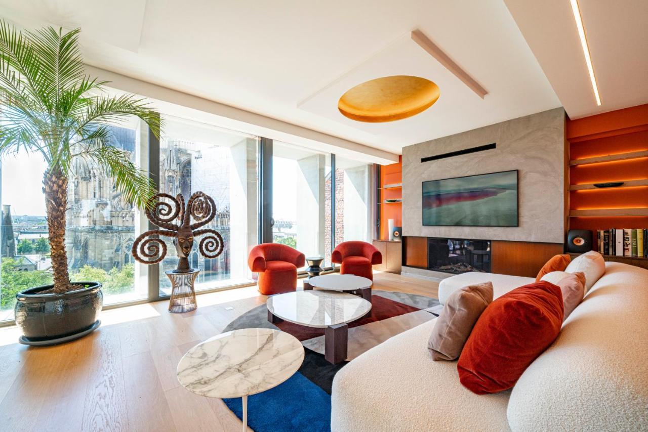 Les Suites 7 Anges - Parking, Vue Cathedrale & Centre Historique ריימס מראה חיצוני תמונה