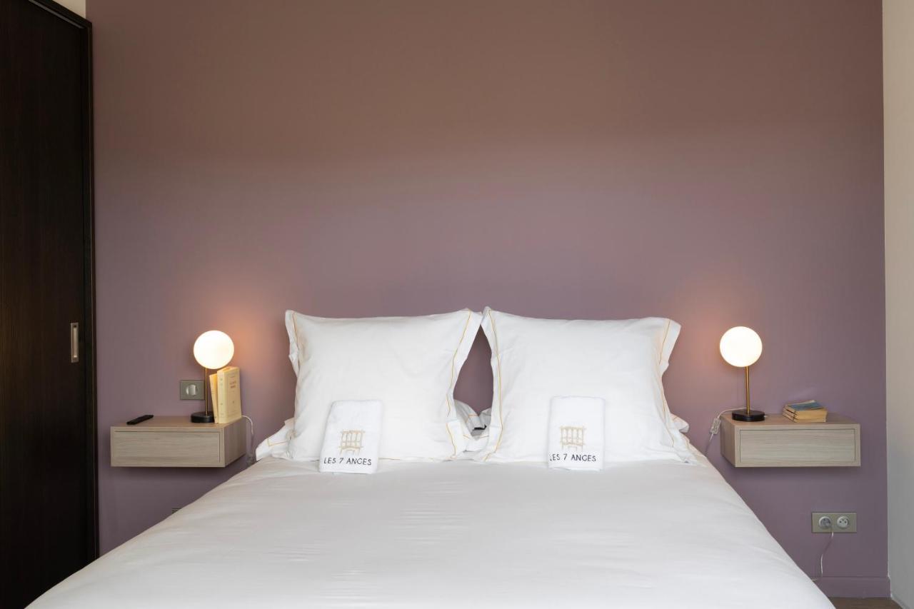 Les Suites 7 Anges - Parking, Vue Cathedrale & Centre Historique ריימס מראה חיצוני תמונה